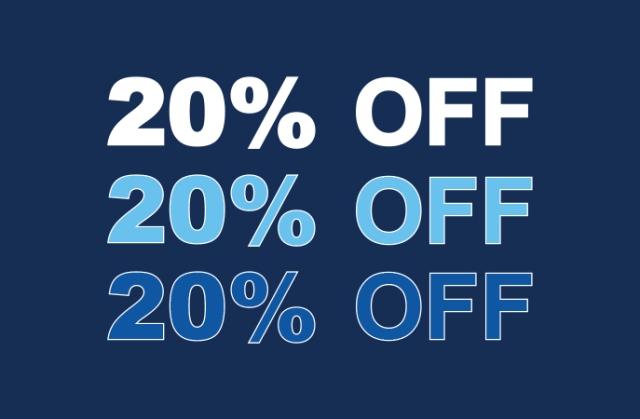 20% Off